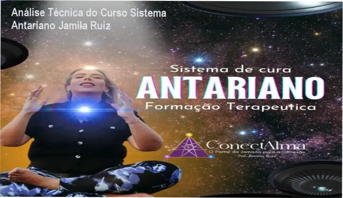Curso Sistema Antariano de Jamila Ruiz: aula prática com mesa energética e certificado