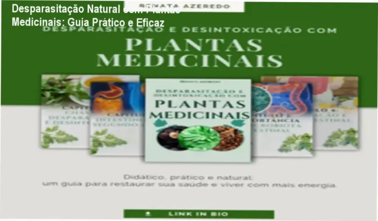 Autora Renata Azeredo explica detalhadamente os protocolos de desparasitação com plantas medicinais no e-book