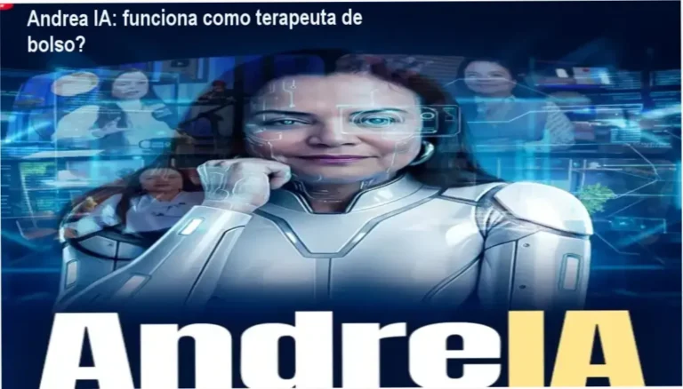 Tela do aplicativo Andrea AI da Dra. Andrea Vermont mostrando conversa de apoio emocional