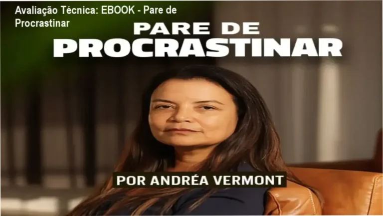 EBOOK - Pare de Procrastinar: exclusivo acesso aos exercícios práticos e metodologia da Dra. Vermont