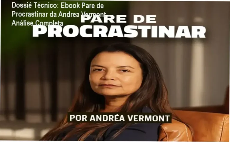 Dossiê Técnico: Ebook Pare de Procrastinar da Andrea Vermont