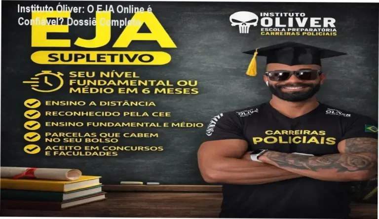 EJA Online Instituto Óliver bastidores da plataforma de ensino a distância e funcionamento das aulas