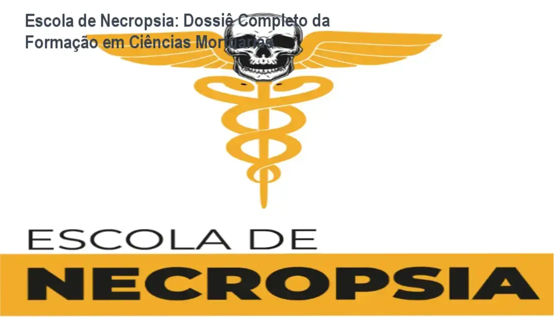 Visão detalhada do conteúdo do Curso Escola de Necropsia e sua estrutura de módulos