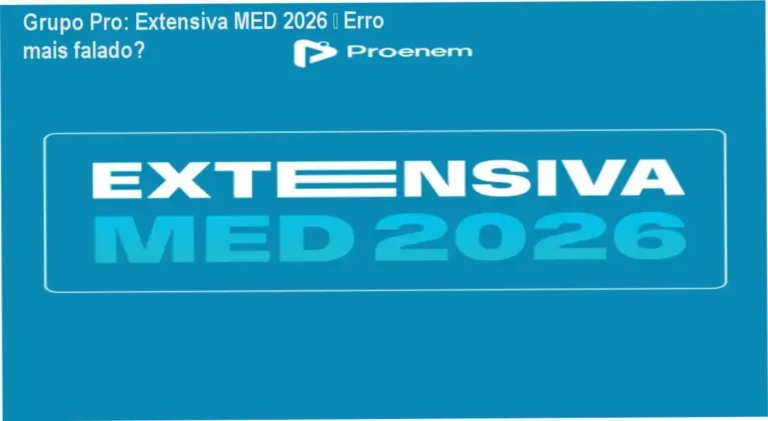 Extensiva MED 2026/Grupo Pro bastidores do curso online de medicina