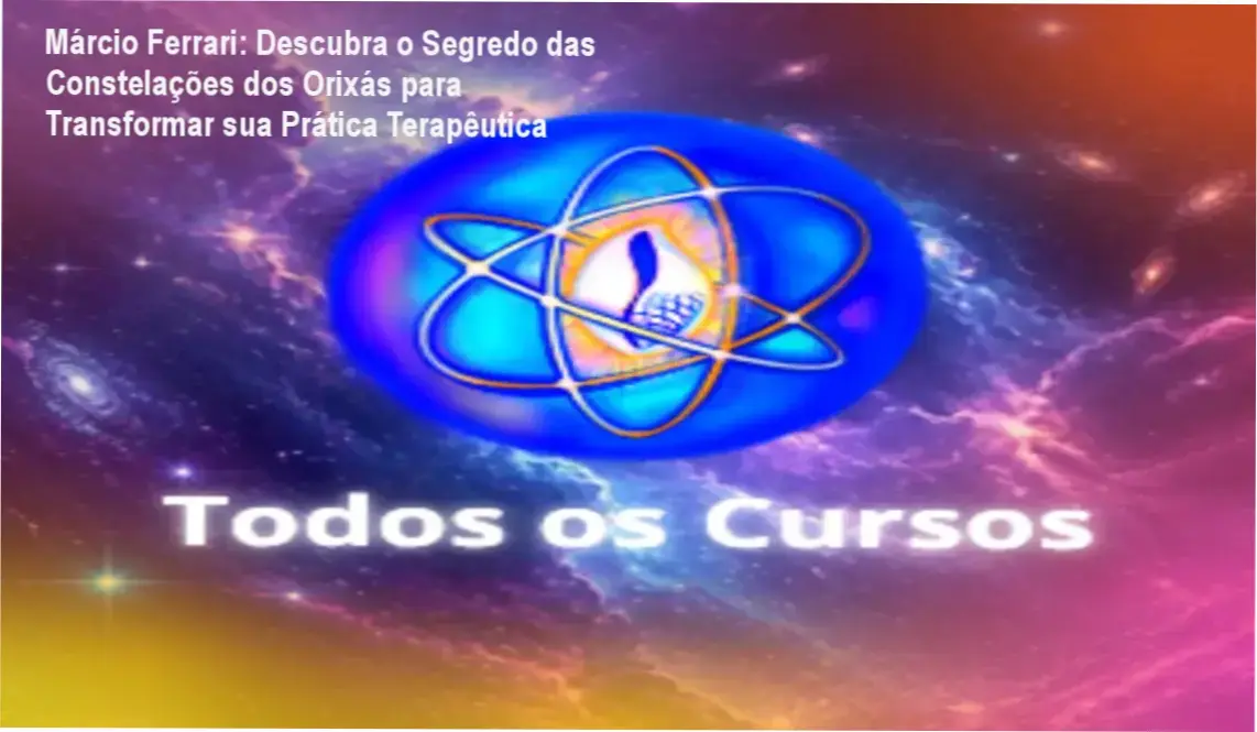 Márcio Ferrari explicando a metodologia inovadora das Constelações dos Orixás com relatórios automatizados
