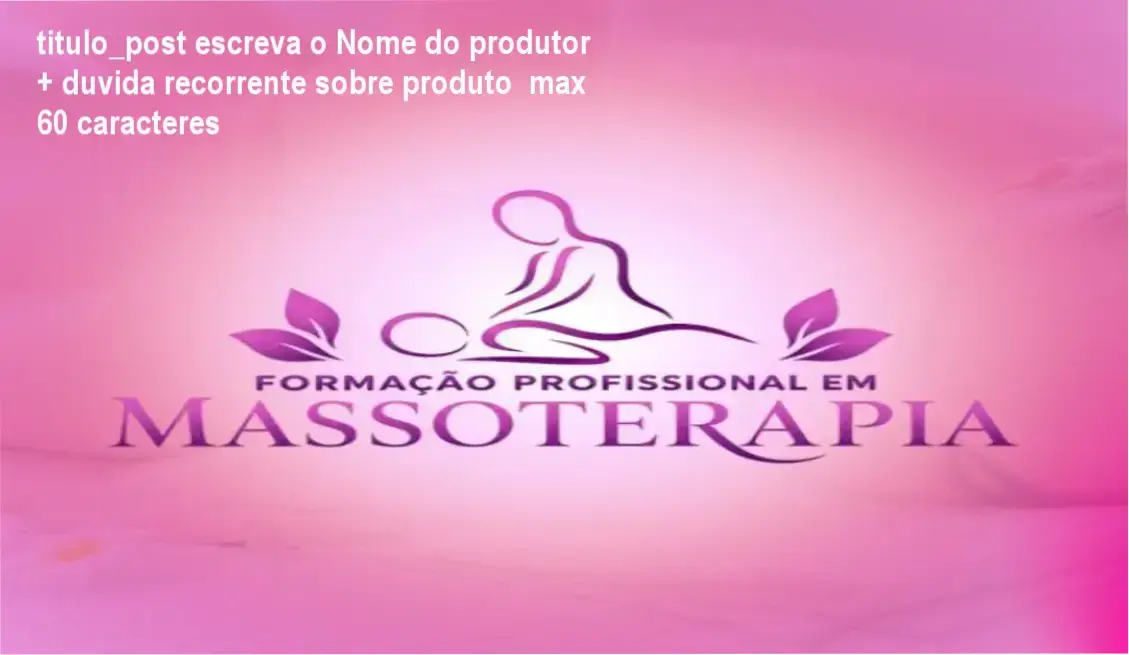 titulo_post escreva o Nome do produtor + duvida recorrente sobre produto max 60 caracteres 2 https://cursoss.com.br/gabarito-policial-paulo-buttenbender-analise-tecnica/ Formação em Massoterapia WebHoje - Aulas práticas de técnicas corporais e faciais, bônus de drenagem e precificação de serviços