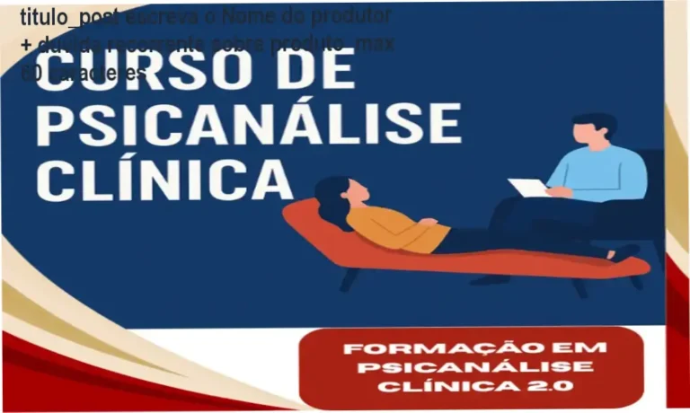 Formação em Psicanálise IB Terapias com acesso completo online