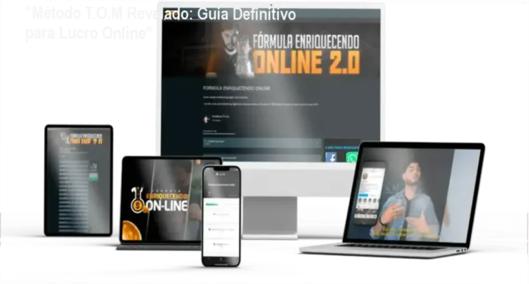 Método T.O.M em ação: Renda digital sem aparecer