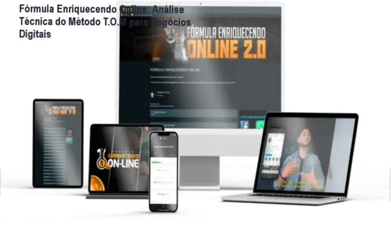 Fórmula Enriquecendo Online: Funcionamento interno do Método T.O.M com mentorias e suporte