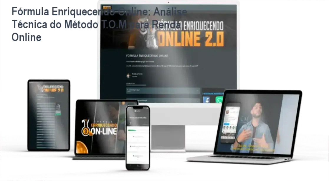 Fórmula Enriquecendo Online Método T.O.M detalhes internos Tondimas Torres
