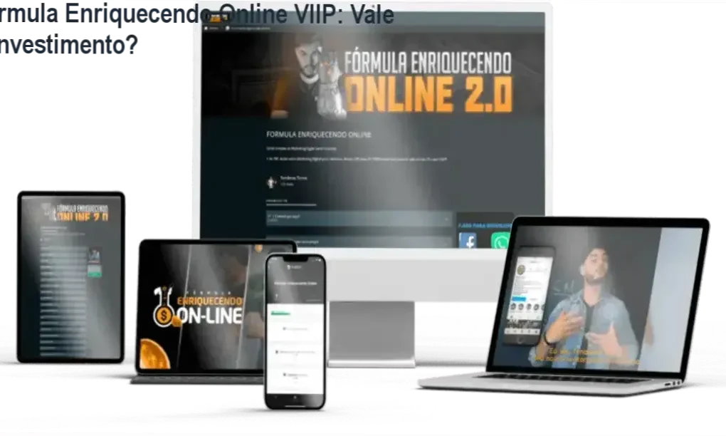 Fórmula Enriquecendo Online VIIP – resultados de vendas via WhatsApp e mentoria ao vivo