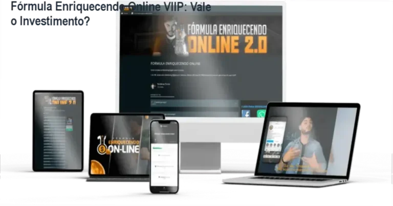 Fórmula Enriquecendo Online VIIP – resultados de vendas via WhatsApp e mentoria ao vivo