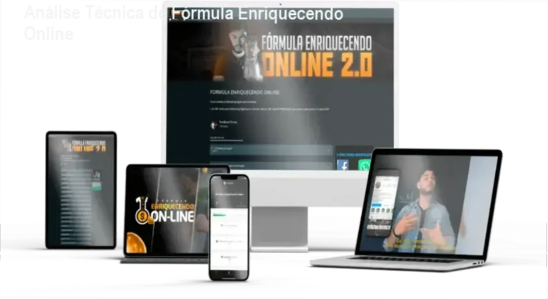Fórmula Enriquecendo Online com análise técnica detalhada por Tondimas Tôrres