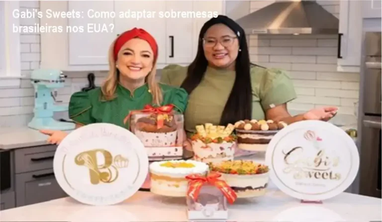 Confeiteiras brasileiras Gabriela Cunha e Priscila Bravin apresentando receitas adaptadas ao mercado americano