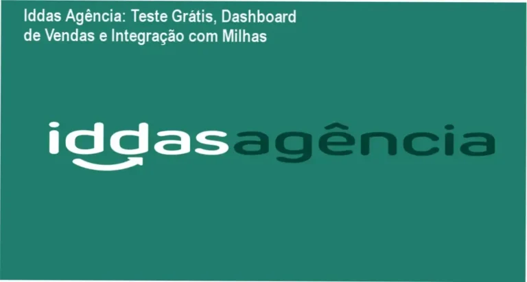 Iddas Agência - Gestão automaizada de check-in, relatórios de comissões e integração com NFS-e