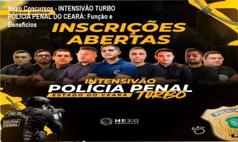 INTENSIVÃO TURBO POLÍCIA PENAL DO CEARÁ Funcionamento interno e experiência do usuário