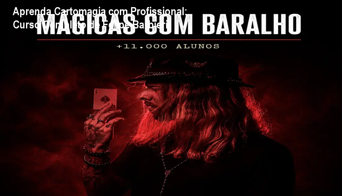 Aprenda Cartomagia com Profissional: Curso Completo de Felipe Barbieri 1 https://cursoss.com.br/cursos/curso-cartomagia-felipe-barbieri-dica-detalhes/ Aprenda Cartomagia com Profissional: Curso Completo de Felipe Barbieri