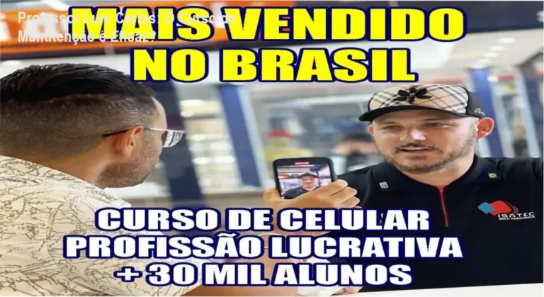 Manutenção de Celular 5.0 do Professor Luis Carlos mostrando detalhes de ferramentas e reparo de placas