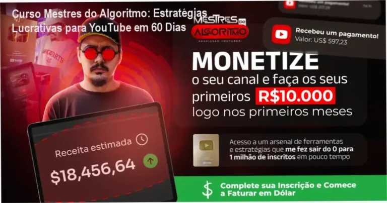 Curso Mestres do Algoritmo com Caio Ferreira | 60 dias para domar o YouTube