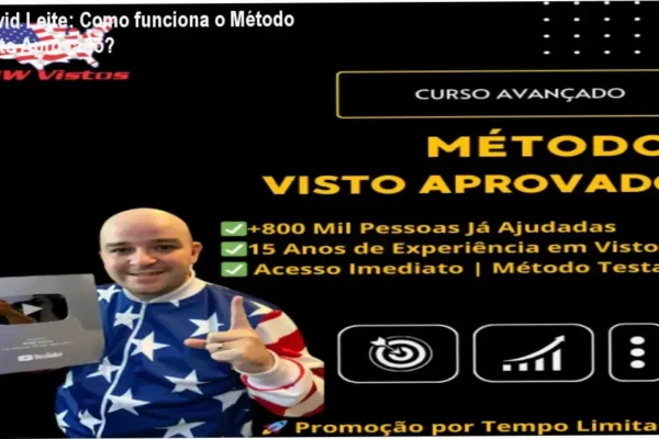 Método Visto Aprovado David Leite Bastidores e funcionamento interno do curso