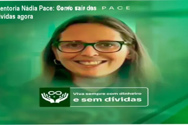 Nádia Pace explicando estratégias de renegociação de dívidas em sua mentoria financeira