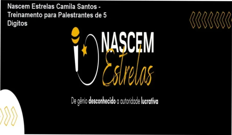 Camila Santos, TEDx Speaker, explicando como criar palestras de impacto e fechar contratos corporativos no curso Nascem Estrelas