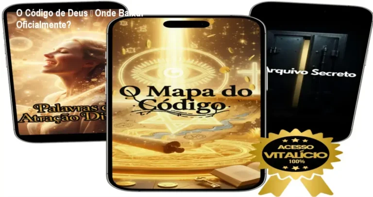 Tela mostrando a página oficial de download do curso O Código de Deus