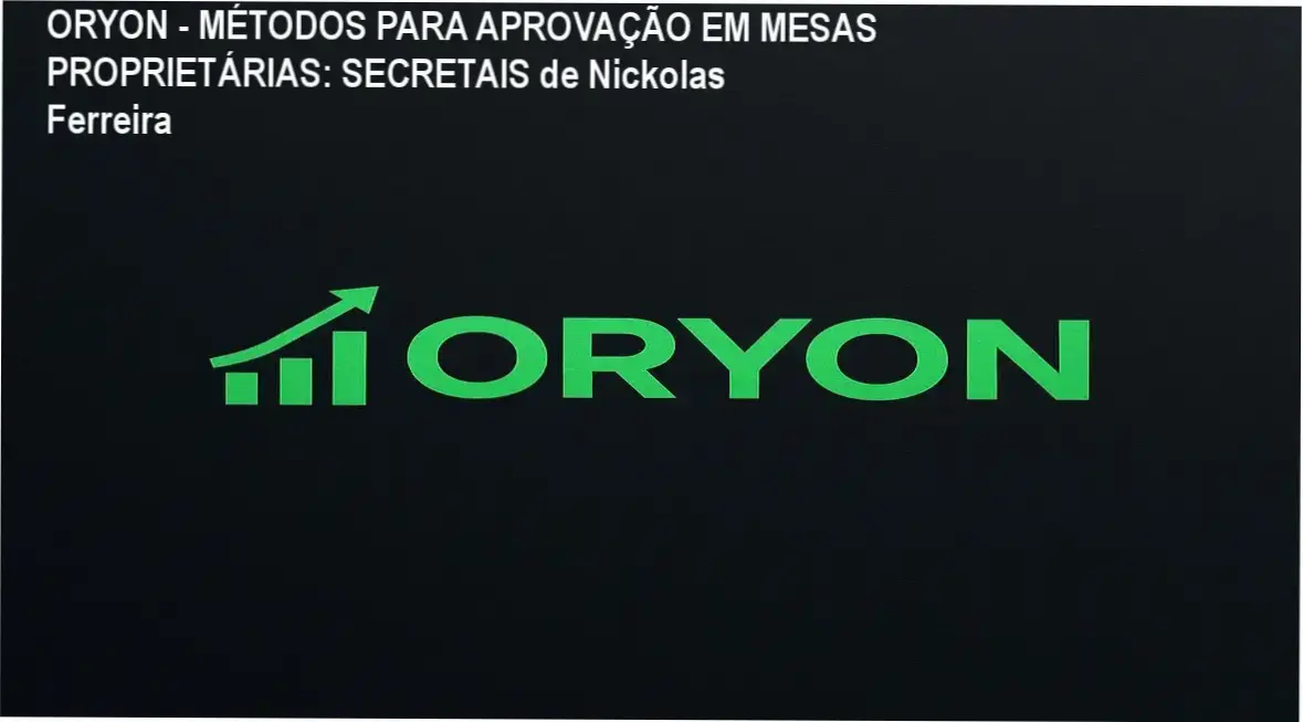 ORYON - MÉTODOS PARA APROVAÇÃO EM MESAS PROPRIETÁRIAS - Nickolas Ferreira revelando estratégias de gerenciamento de risco matemático ao vivo