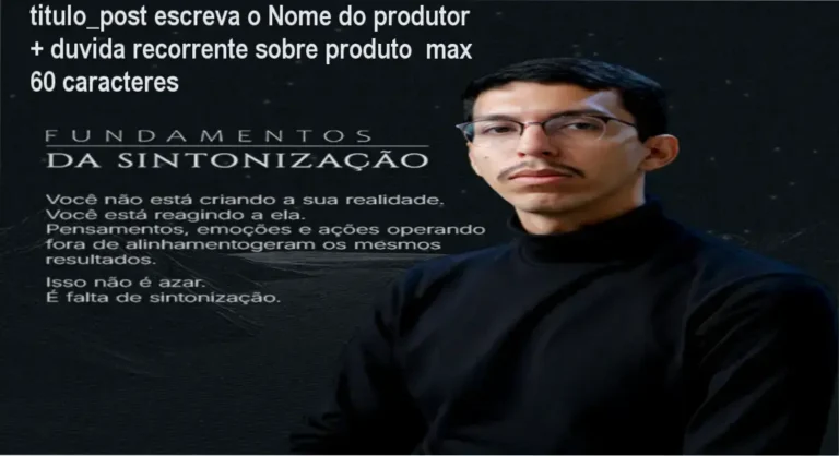Imagem com Paulo Aguiar e título 'Fundamentos da Sintonização'.