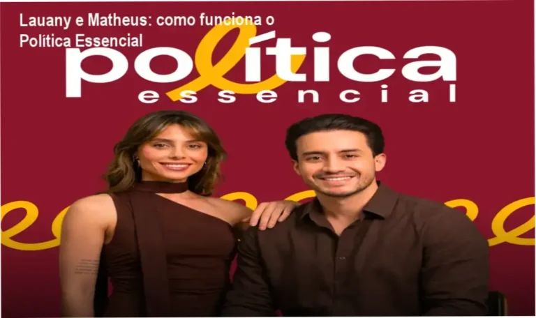 Política Essencial Lauany Schultz e Matheus Oliveira bastidores e funcionamento interno