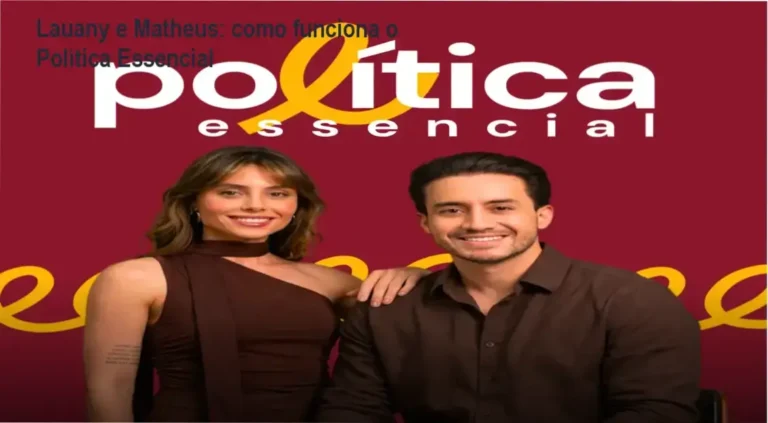 Política Essencial Lauany Schultz e Matheus Oliveira bastidores e funcionamento interno