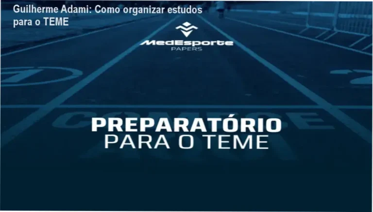 Preparatório para o TEME Guilherme Alfonso Vieira Adami bastidores e funcionamento interno