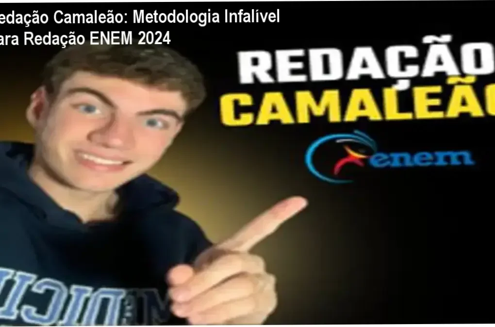 Redação Camaleão - Visual exclusivo do método Camaleão desenvolvido por Lucio Jacobelli para redação ENEM estratégica