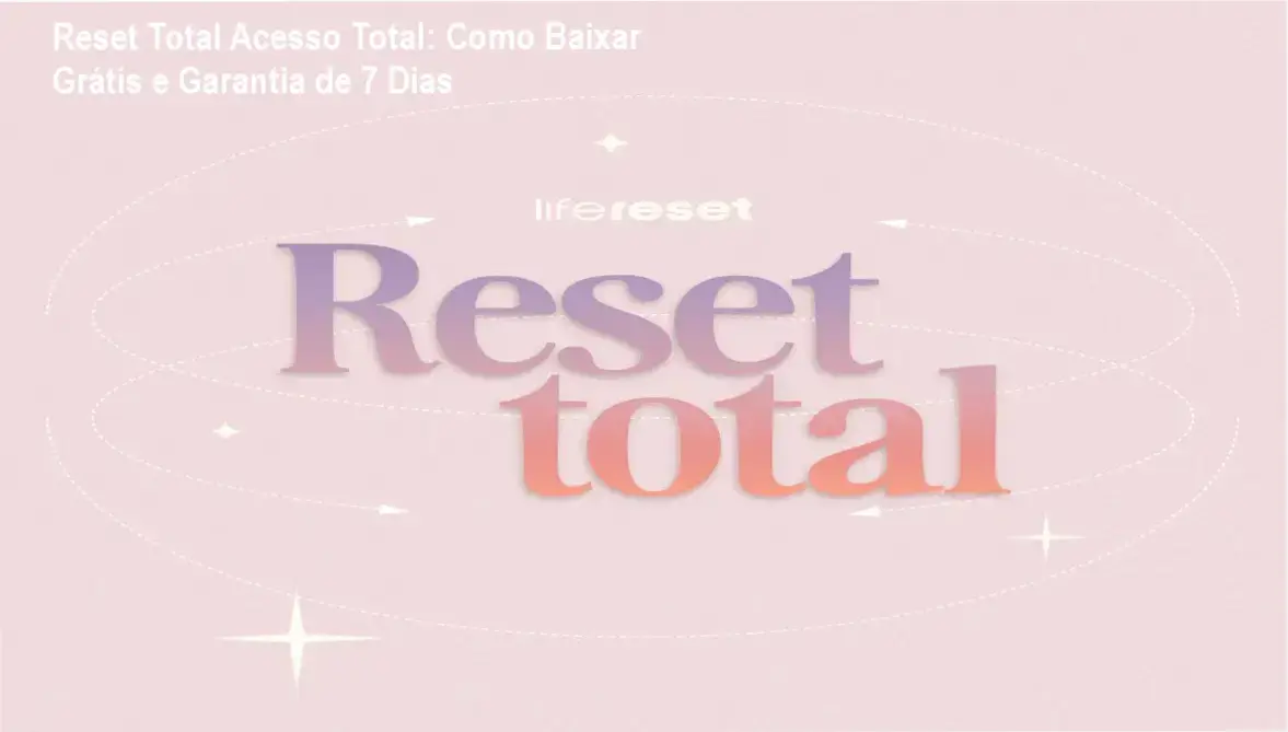 Reset Total download grátis, acesso imediato após compra segura