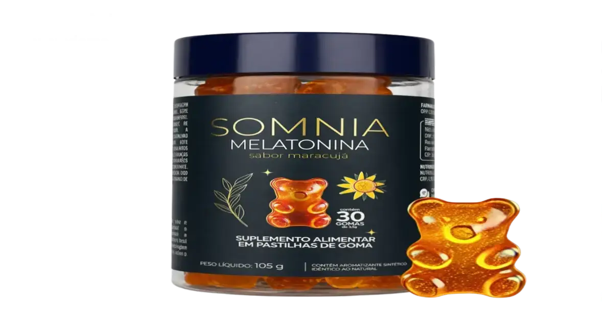 Somnia: A chave para noites de sono reparadoras 2 https://cursoss.com.br/dino-app-treino-olimpico-ramon-dino-analise-completa/ Somnia goma de melatonina com textura e sabor maracujá, gotas líquidas no fundo simbolizando o ciclo do sono