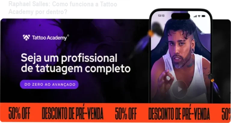 Tattoo Academy Raphael Salles bastidores e funcionamento interno da formação