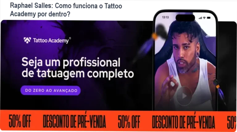 Tattoo Academy Raphael Salles bastidores e funcionamento interno da área de membros