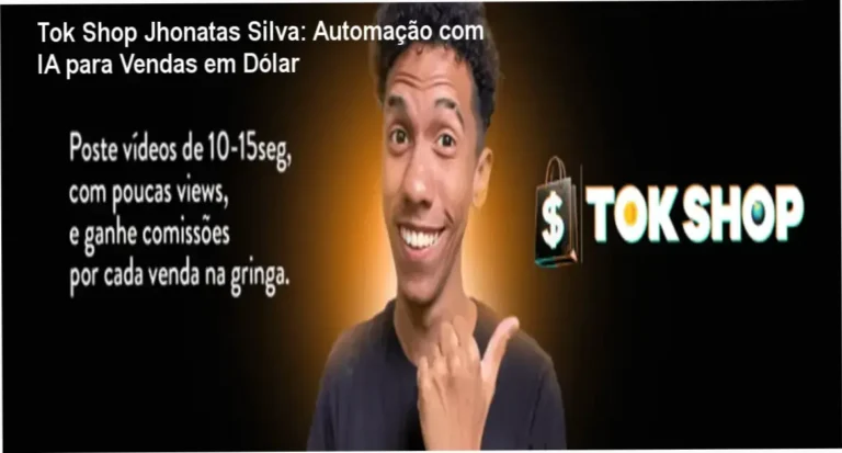 Tok Shop Jhonatas Silva: Bastidores da automação com IA e perfil dark para produção em escala de vídeos