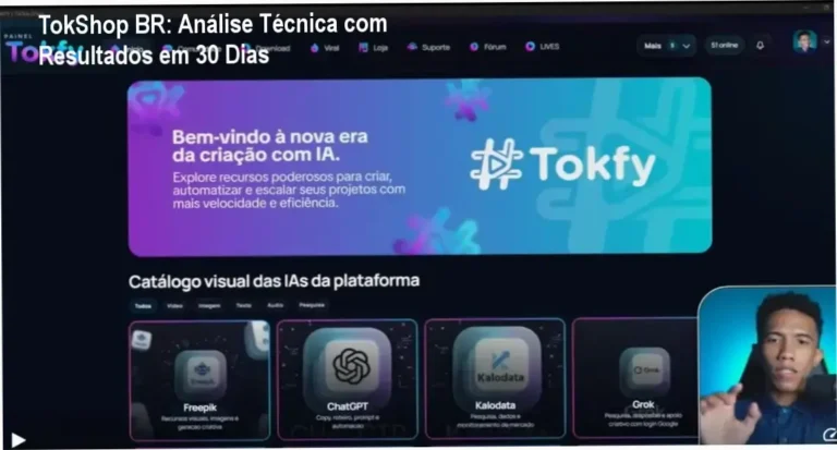 TokShop BR e seu autor revelando bastidores operacionais e resultados reais da implementação