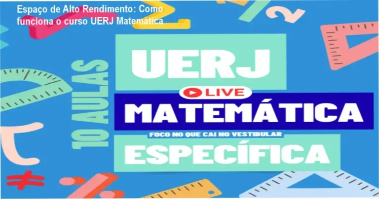 UERJ Matemática Específica Rota da Aprovação Espaço de Alto Rendimento bastidores e funcionamento interno