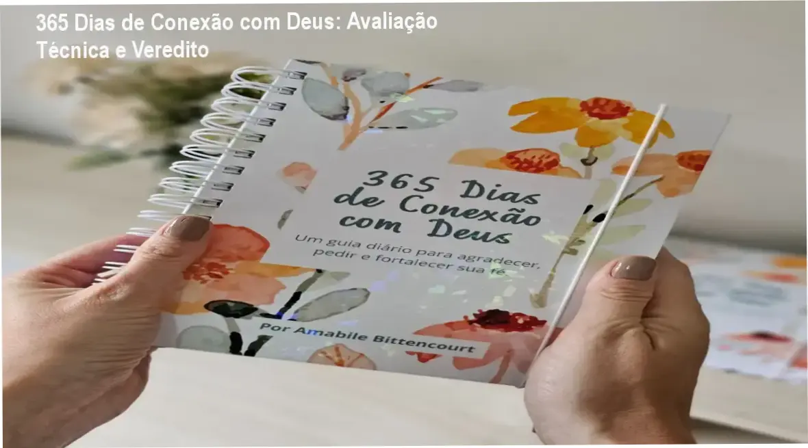 Capa do livro 365 Dias de Conexão com Deus de Amabile Bittencourt, edição física para devocional diário.