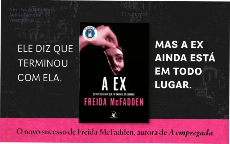 Capa do ebook A Ex de Freida McFadden com temática de suspense psicológico