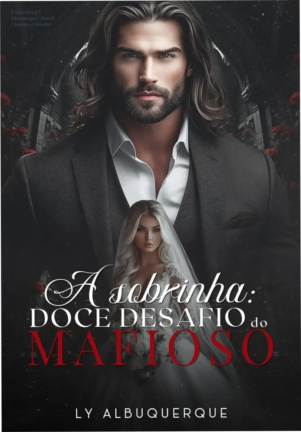Capa do livro A Sobrinha de LY Albuquerque evidenciando a estética de romance de máfia