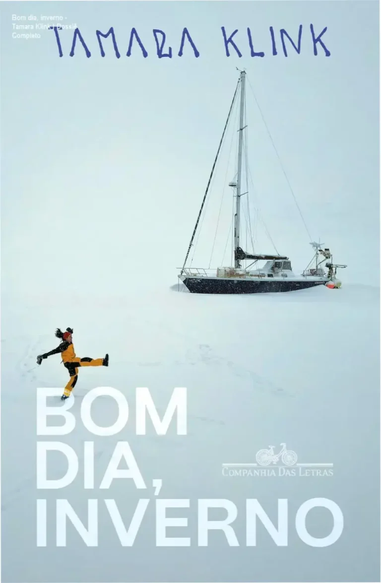 Capa do livro Bom dia, inverno de Tamara Klink sobre isolamento no Ártico