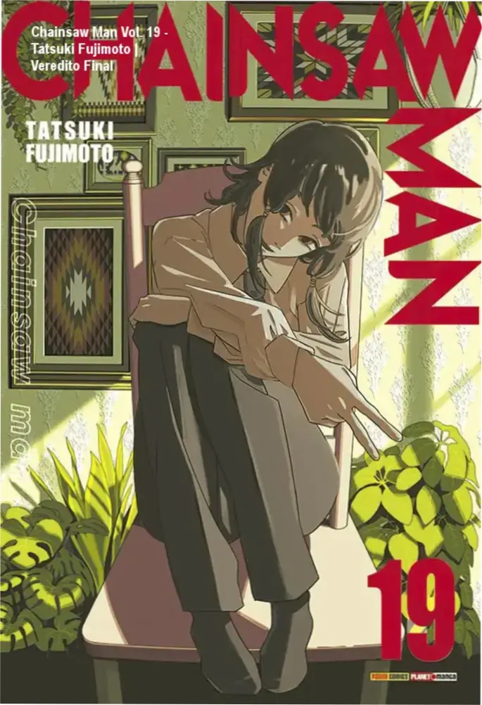 Capa do mangá Chainsaw Man Volume 19 de Tatsuki Fujimoto