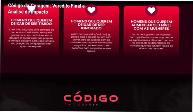 Metodologia de liderança e inteligência emocional do curso Código da Coragem