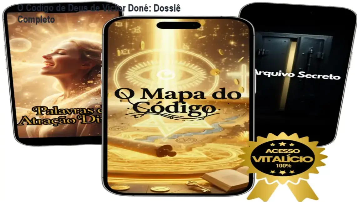 Visão interna e funcionamento do curso O Código de Deus de Victor Doné