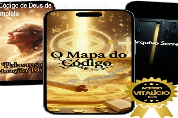 Visão interna da plataforma de estudos O Código de Deus de Victor Doné