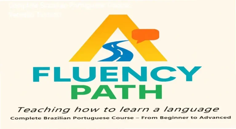 Complete Brazilian Portuguese Course da Fluency Path: visão interna do material e funcionamento