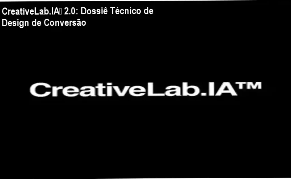 Interface do sistema CreativeLab.IA™ 2.0 gerando artes comerciais de alta conversão via prompts
